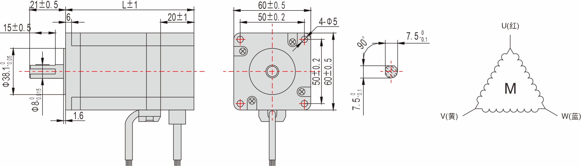 60mm 系列 閉環(huán)步進電機